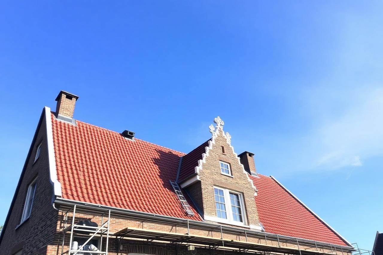 Dakherstel met oude pannen