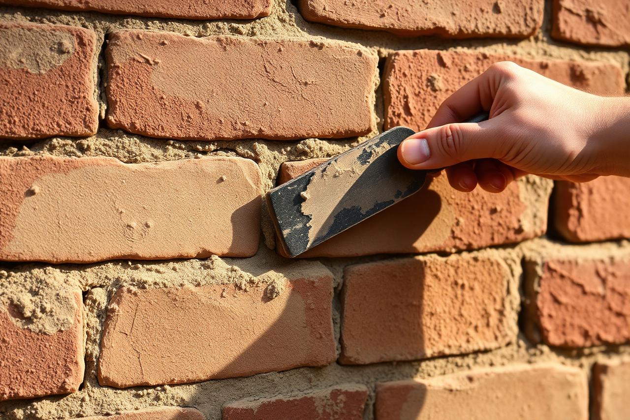 Traditioneel voegwerk metselwerk