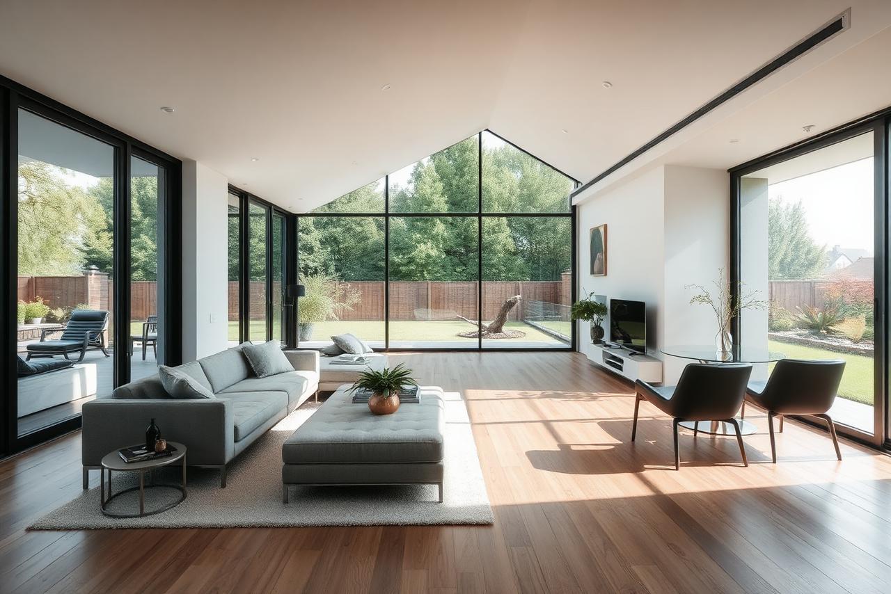 Woonkamer aanbouw